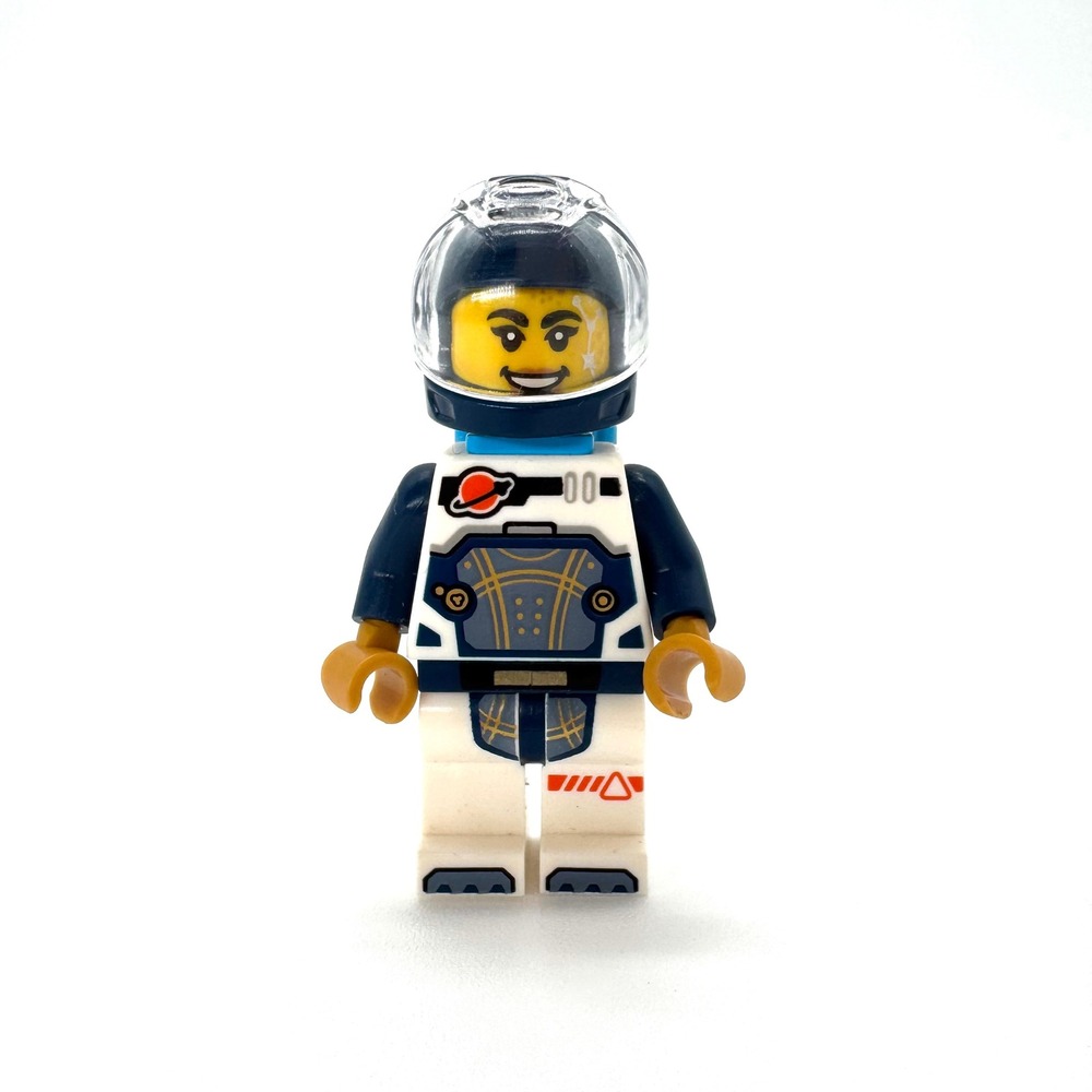 LEGO City Space Astronaut Minifigure cty1692 White Spacesuit Dark Blue